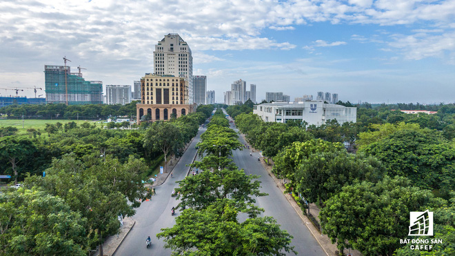 Giá nhà trên các trục đường chính ở khu Nam Sài Gòn tăng chóng mặt trong thời gian qua.