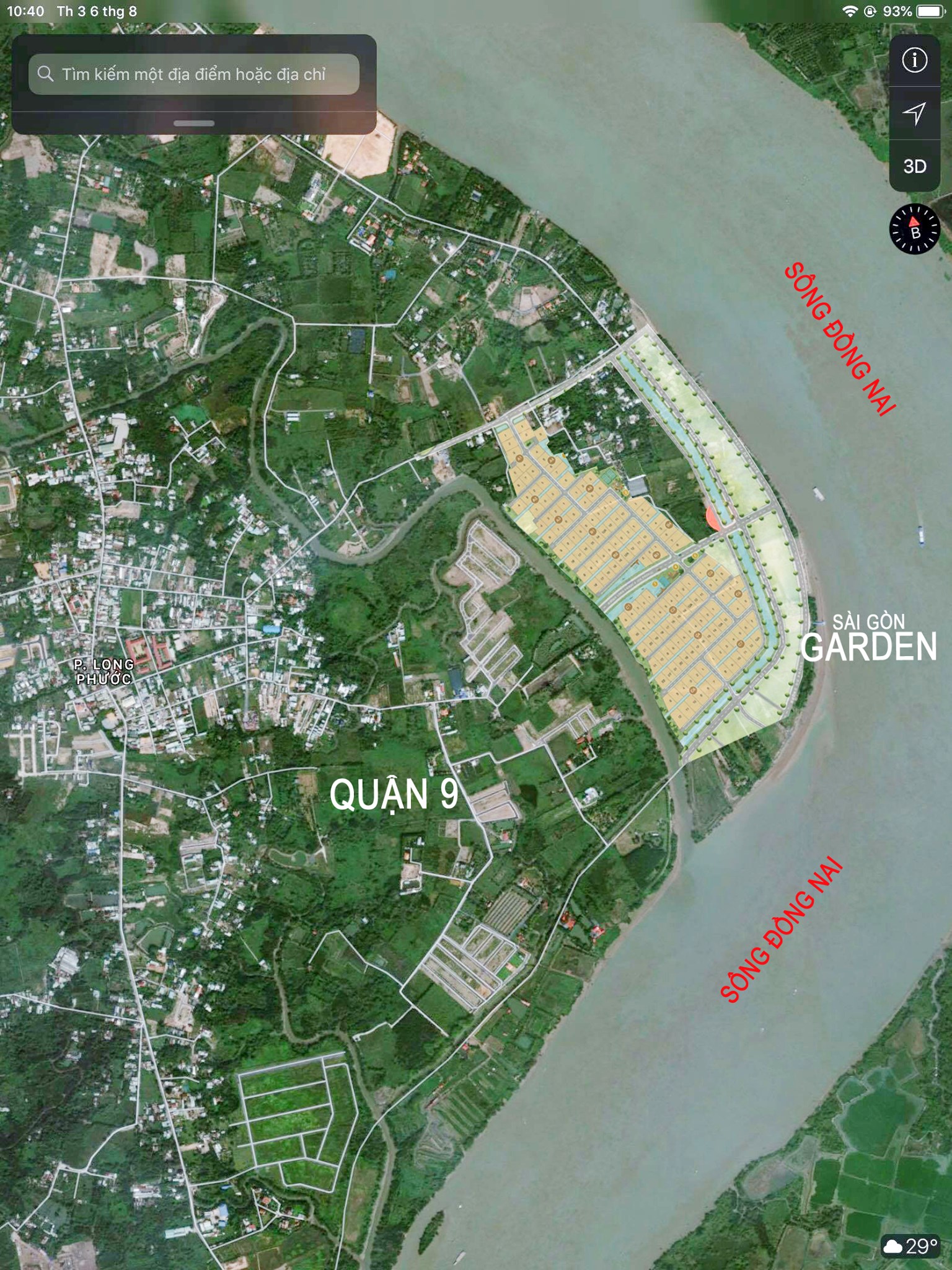 Vị trí dự án Saigon Garden Riverside Village Quận 9