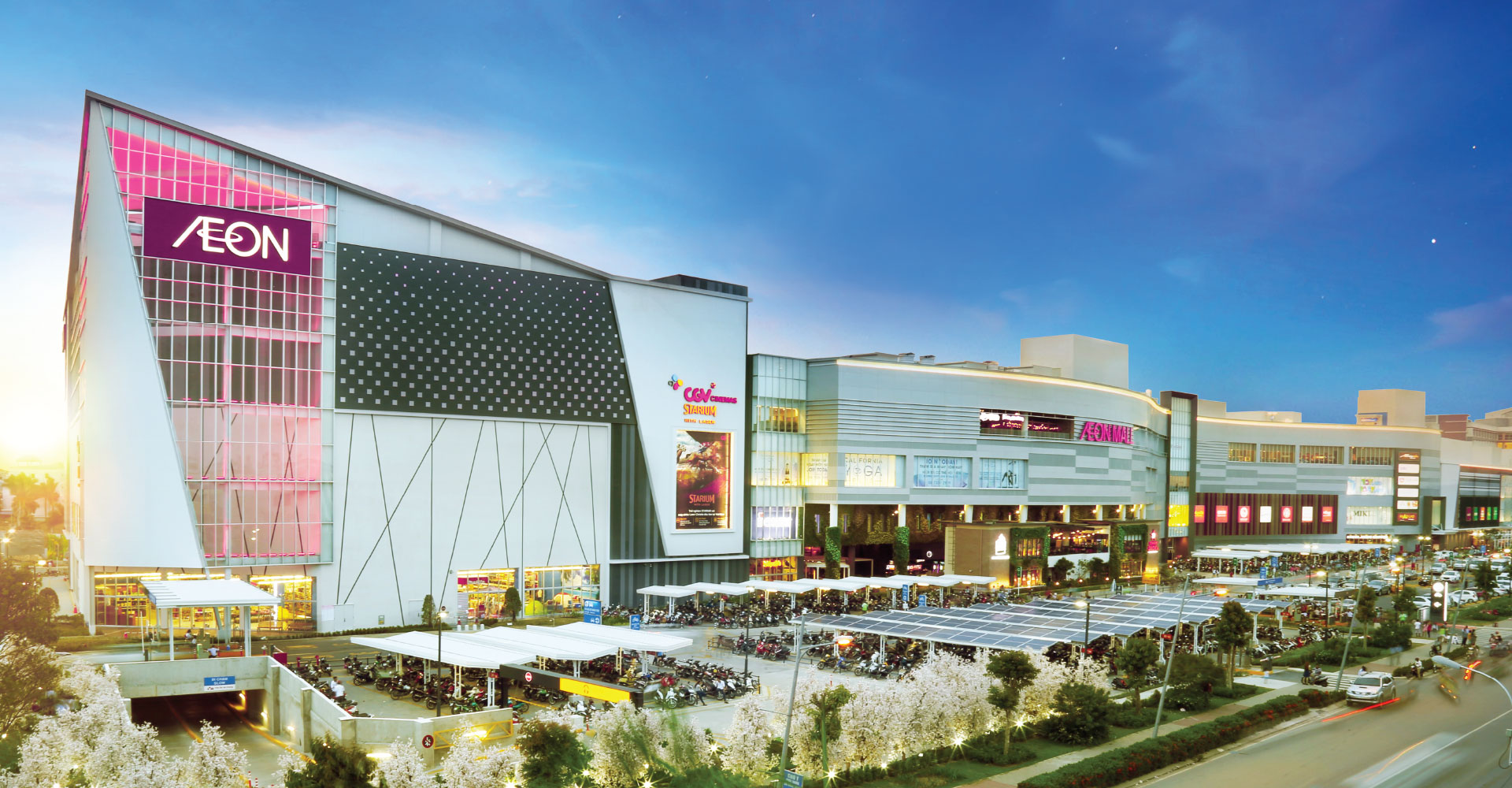 Đại siêu thị Aeon Mall Nhật Bản ngay cạnh dự án Moonlight Park View quận Bình Tân